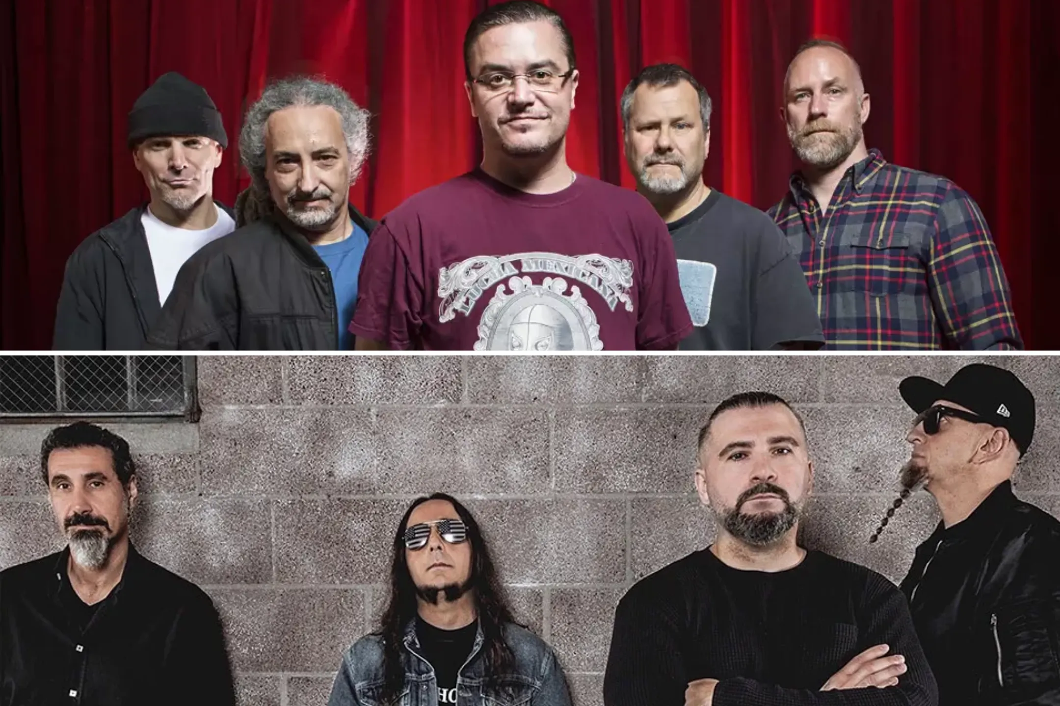 You are currently viewing System of a Down και Faith No More ανακοίνωσαν κοινή περιοδεία για το 2027